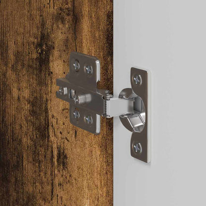 vidaXL TV-Wandschrank Geräucherte Eiche 30 x 31 x 80 cm Holzwerkstoff