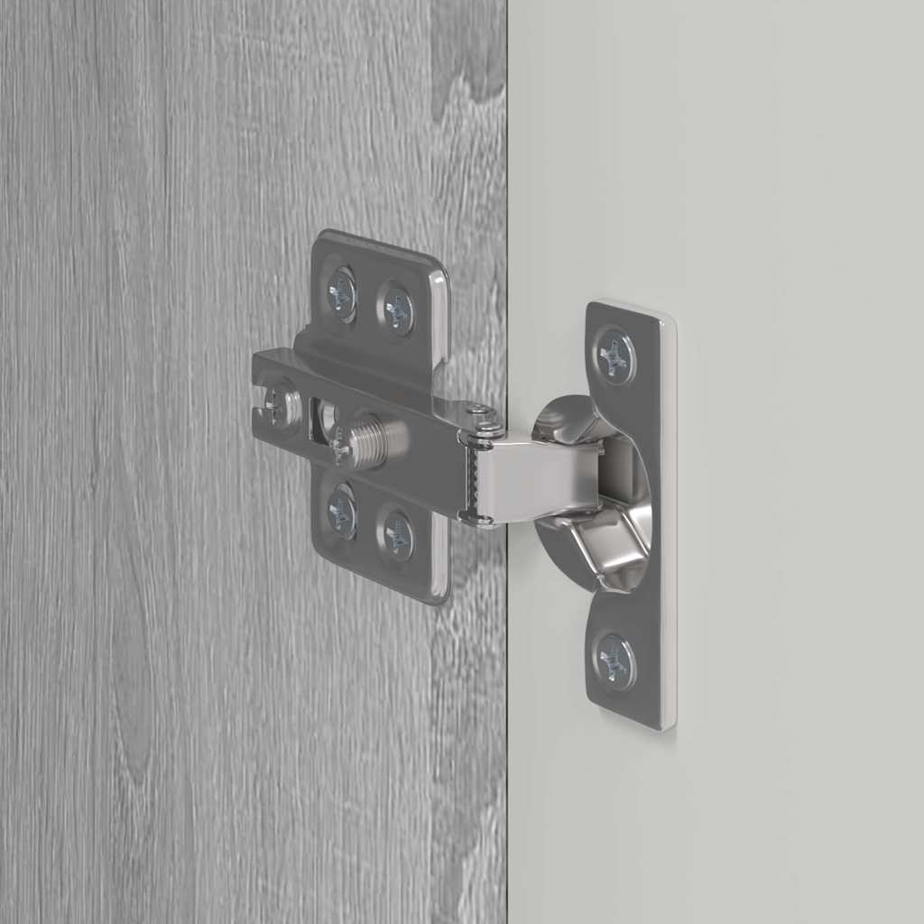 vidaXL TV-Wandschrank Graues Sonoma 30 x 31 x 80 cm Holzwerkstoff