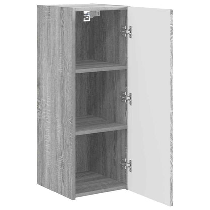 vidaXL TV-Wandschrank Graues Sonoma 30 x 31 x 80 cm Holzwerkstoff