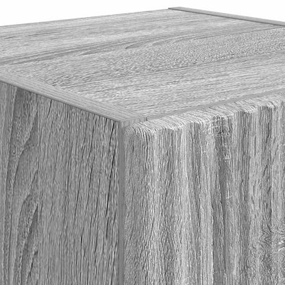 vidaXL TV-Wandschrank Wandmontiert 2 pcs Graues Sonoma 30 x 31 x 80 cm