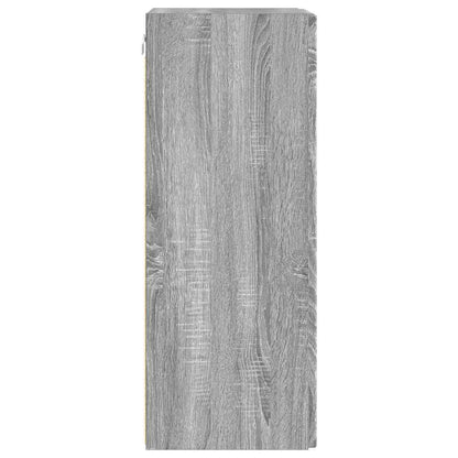 vidaXL TV-Wandschrank Wandmontiert 2 pcs Graues Sonoma 30 x 31 x 80 cm