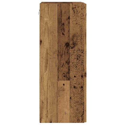 vidaXL TV-Wandschrank Altholz 30 x 31 x 80 cm Holzwerkstoff