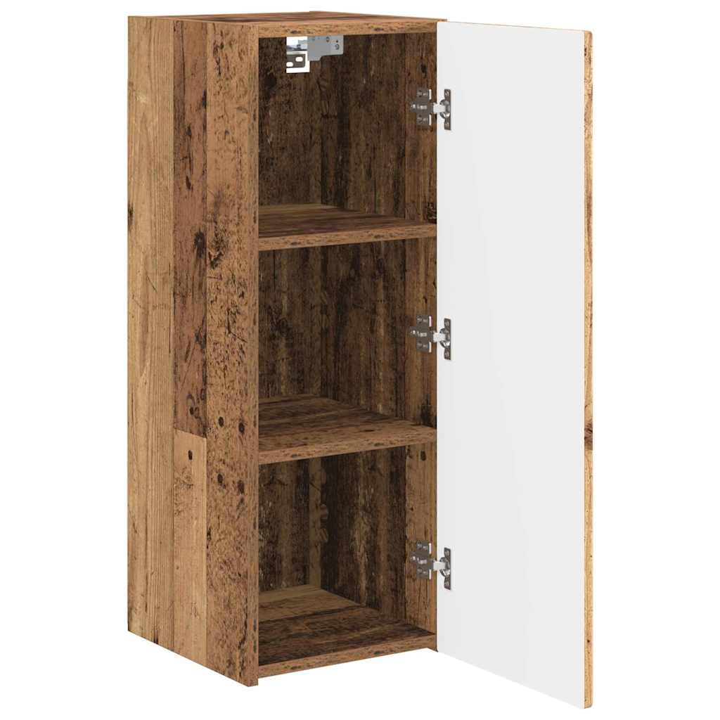vidaXL TV-Wandschrank 2 pcs Altholz 30 x 31 x 80 cm Holzwerkstoff