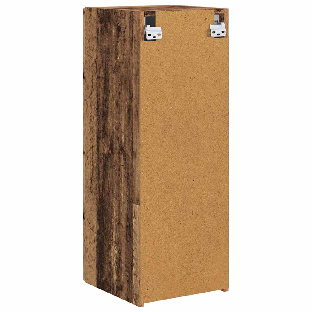 vidaXL TV-Wandschrank 2 pcs Altholz 30 x 31 x 80 cm Holzwerkstoff