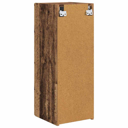 vidaXL TV-Wandschrank 2 pcs Altholz 30 x 31 x 80 cm Holzwerkstoff