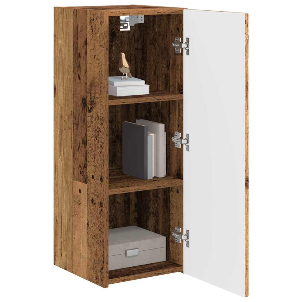 vidaXL TV-Wandschrank 2 pcs Altholz 30 x 31 x 80 cm Holzwerkstoff