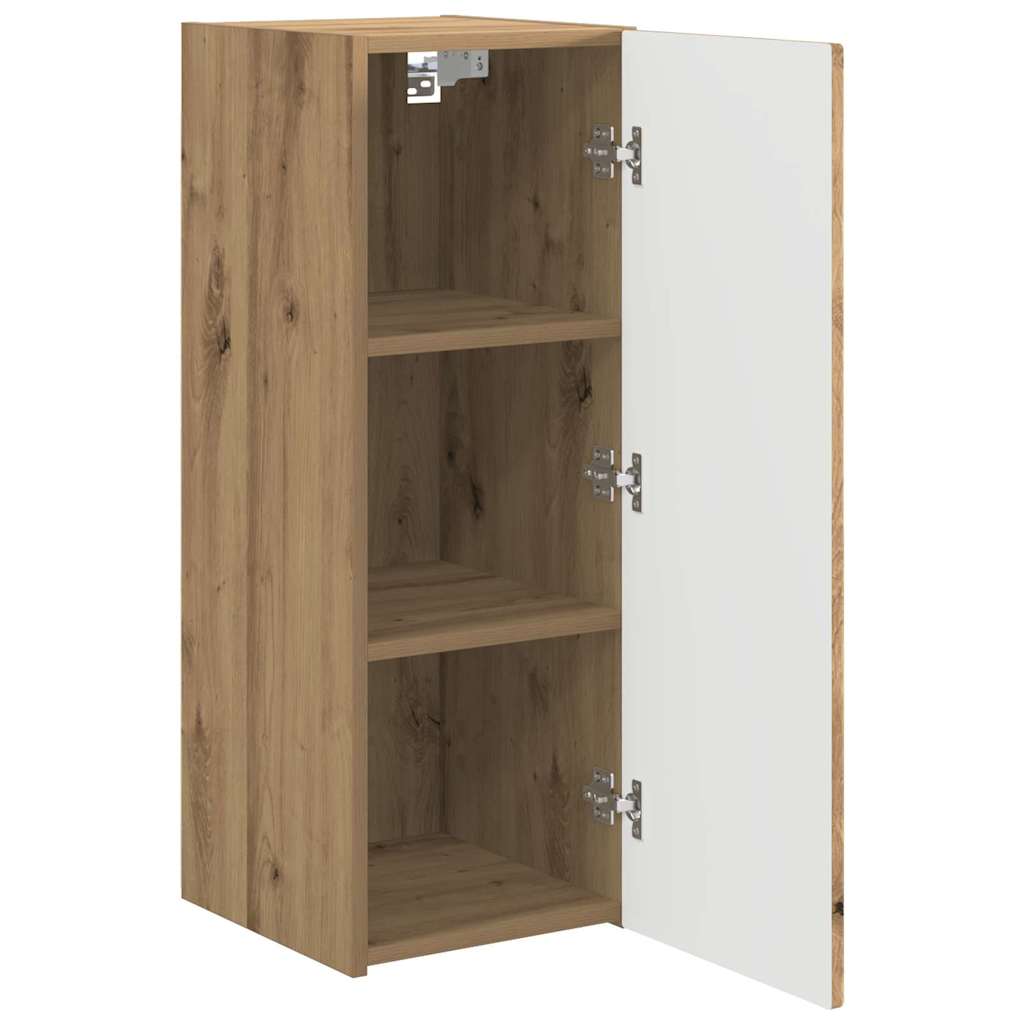 vidaXL TV-Wandschrank Wandmontiert Kunsthandwerk Eiche 30 x 31 x 80 cm