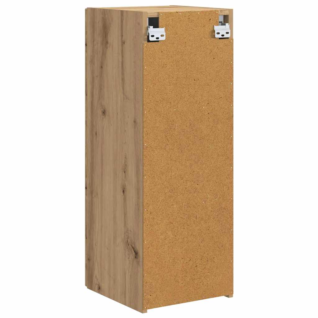 vidaXL TV-Wandschrank Wandmontiert Kunsthandwerk Eiche 30 x 31 x 80 cm