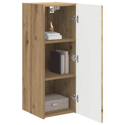 vidaXL TV-Wandschrank 2 pcs Kunsthandwerk Eiche 30 x 31 x 80 cm