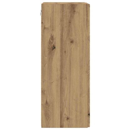 vidaXL TV-Wandschrank 2 pcs Kunsthandwerk Eiche 30 x 31 x 80 cm