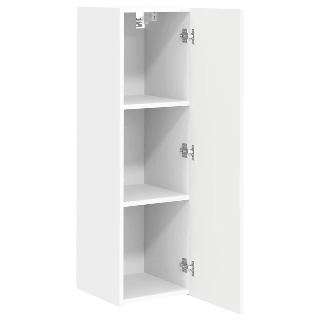 vidaXL TV-Wandschrank Wandmontiert Weiß 30 x 31 x 100 cm Holzwerkstoff