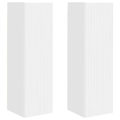 vidaXL TV-Wandschrank 2 pcs Weiß 30 x 31 x 100 cm Holzwerkstoff
