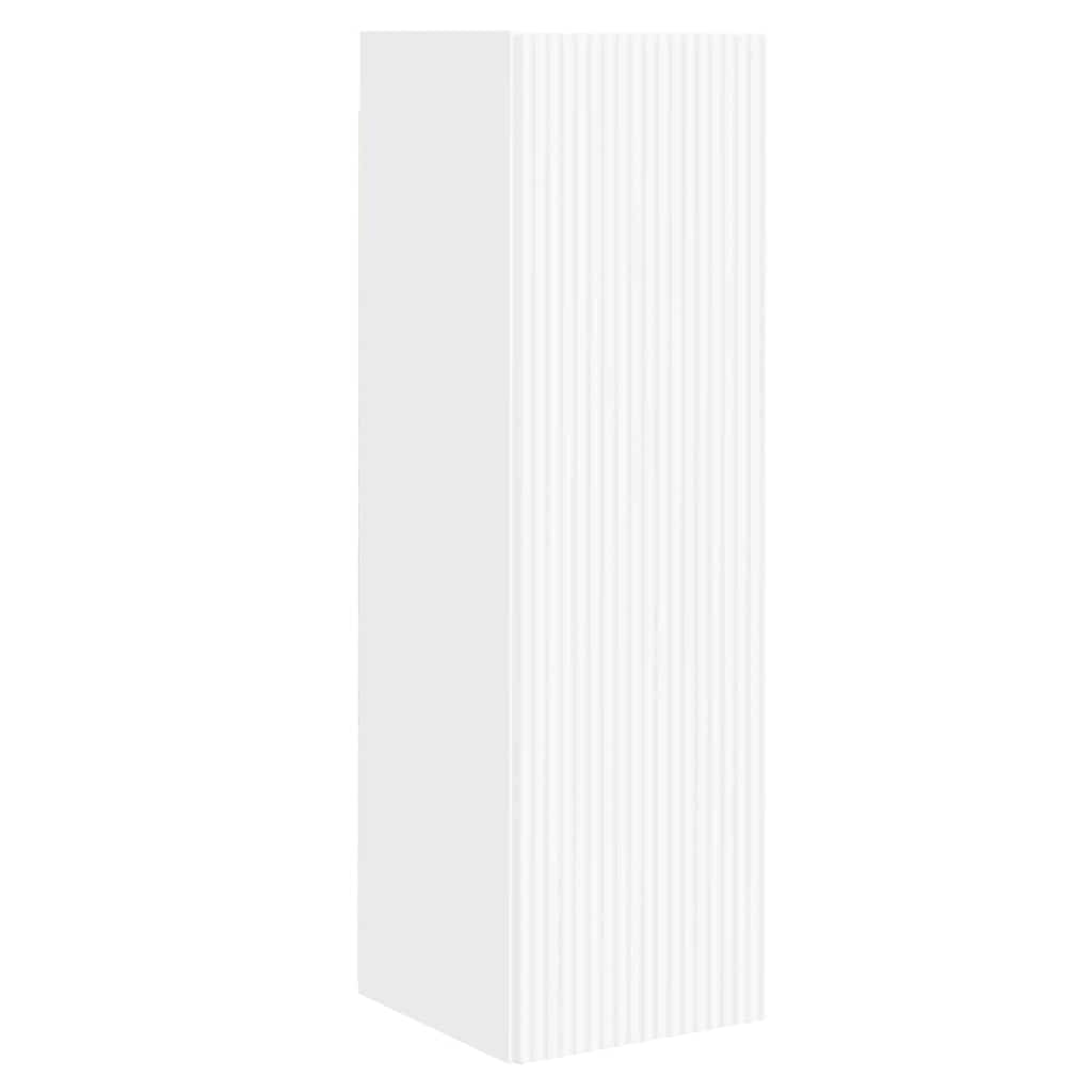 vidaXL TV-Wandschrank 2 pcs Weiß 30 x 31 x 100 cm Holzwerkstoff