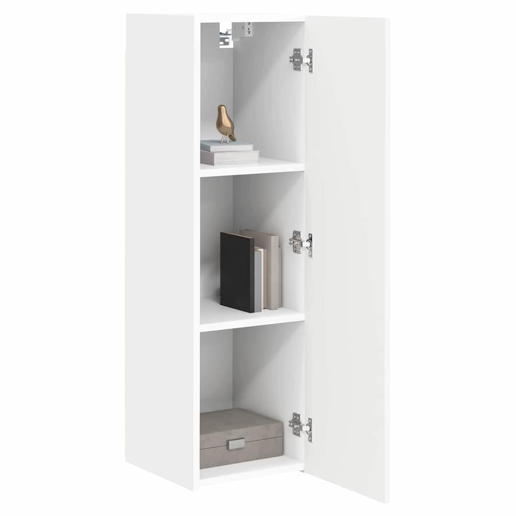 vidaXL TV-Wandschrank 2 pcs Weiß 30 x 31 x 100 cm Holzwerkstoff