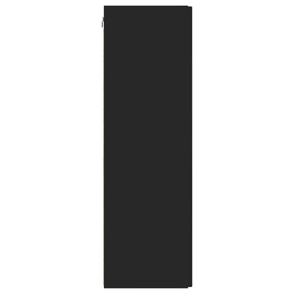 vidaXL TV-Wandschrank Schwarz 30 x 31 x 100 cm Holzwerkstoff
