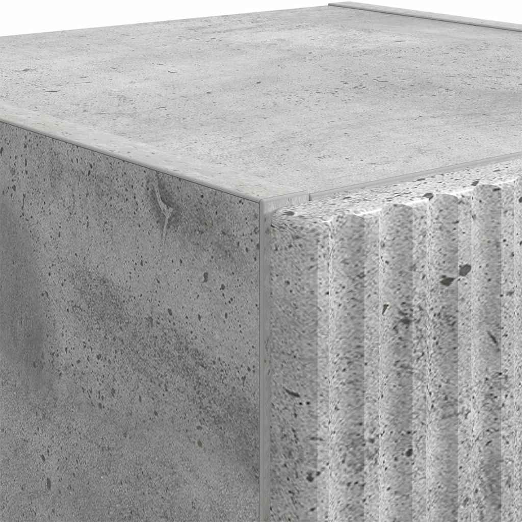 vidaXL TV-Wandschrank Beton 30 x 31 x 100 cm Holzwerkstoff
