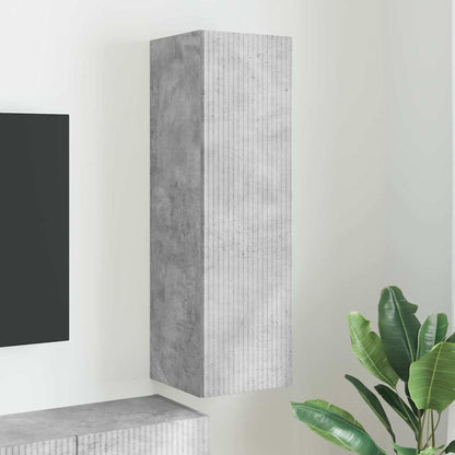 vidaXL TV-Wandschrank Beton 30 x 31 x 100 cm Holzwerkstoff