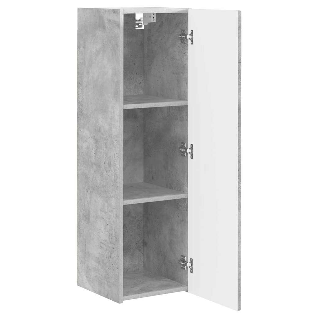 vidaXL TV-Wandschrank Beton 30 x 31 x 100 cm Holzwerkstoff