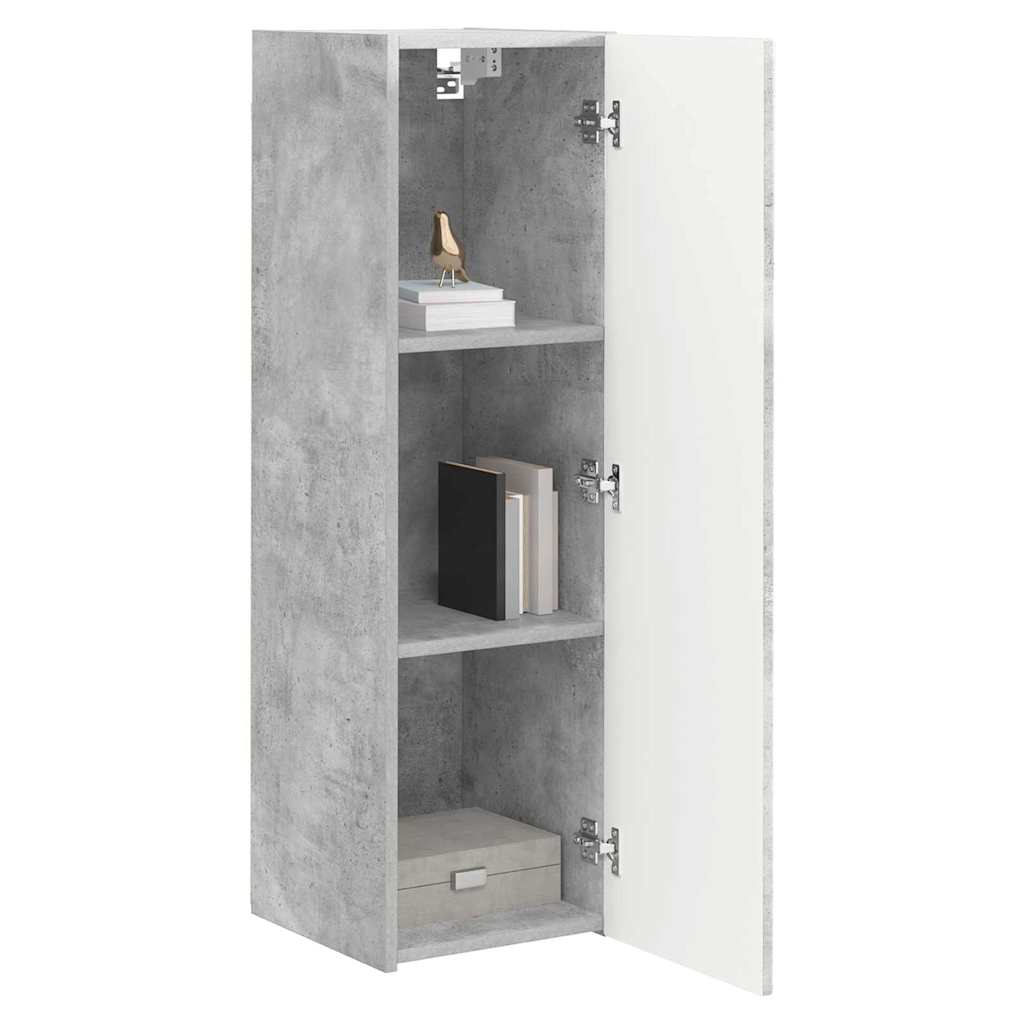 vidaXL TV-Wandschrank Beton 30 x 31 x 100 cm Holzwerkstoff