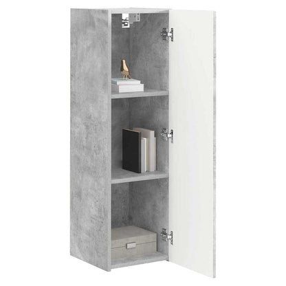 vidaXL TV-Wandschrank Beton 30 x 31 x 100 cm Holzwerkstoff