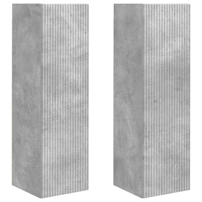 vidaXL TV-Wandschrank 2 pcs Beton 30 x 31 x 100 cm Holzwerkstoff