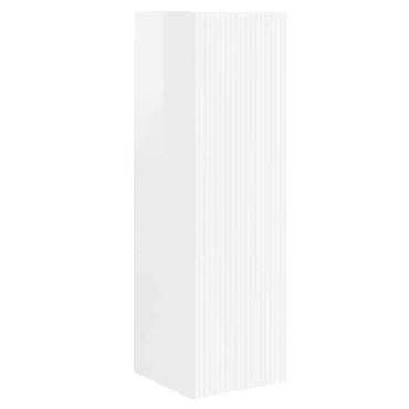 vidaXL TV-Wandschrank Glänzend Weiß 30 x 31 x 100 cm Holzwerkstoff