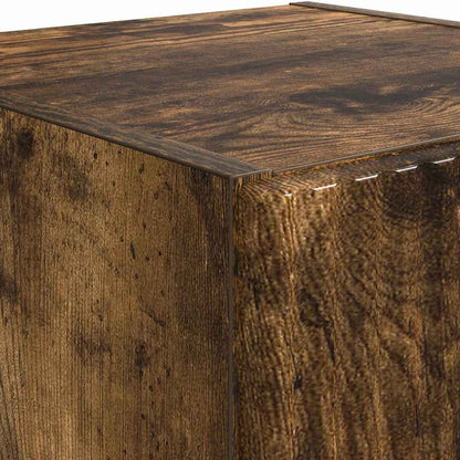 vidaXL TV-Wandschrank Geräucherte Eiche 30 x 31 x 100 cm Holzwerkstoff