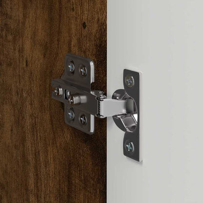 vidaXL TV-Wandschrank Geräucherte Eiche 30 x 31 x 100 cm Holzwerkstoff