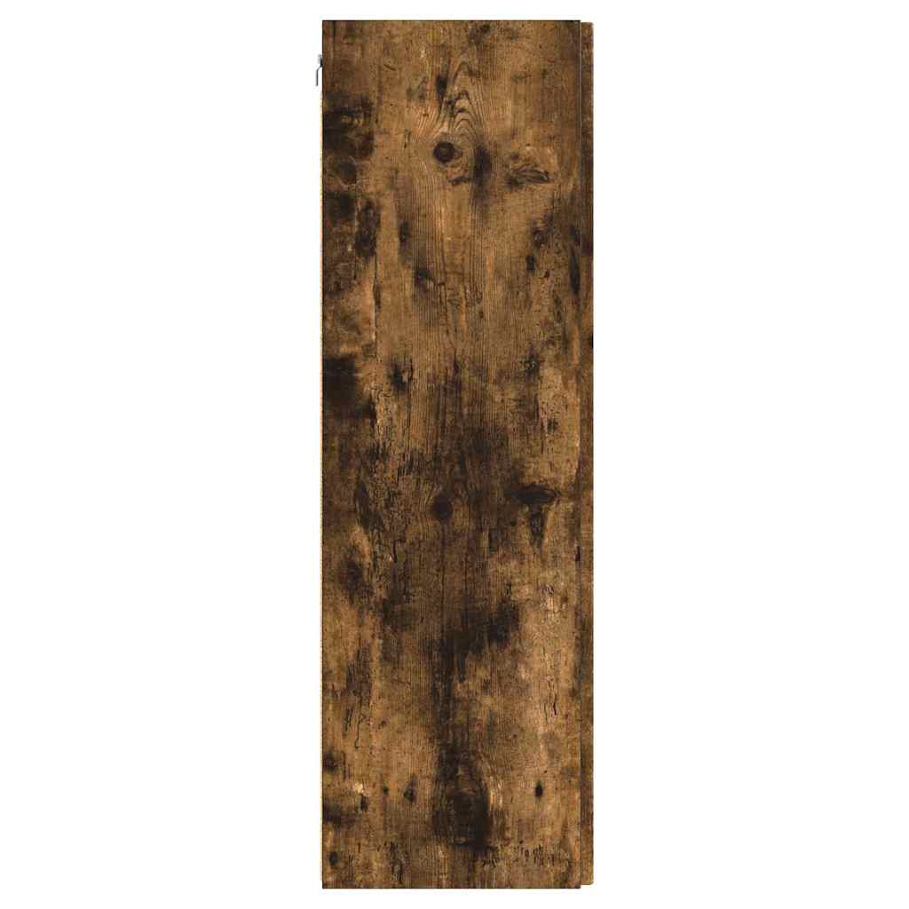 vidaXL TV-Wandschrank Geräucherte Eiche 30 x 31 x 100 cm Holzwerkstoff