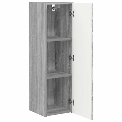 vidaXL TV-Wandschrank 2 pcs Graues Sonoma 30 x 31 x 100 cm