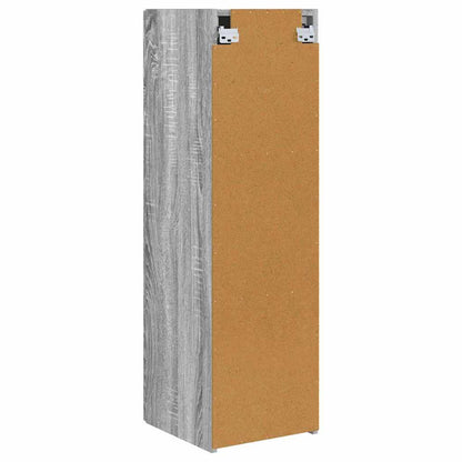 vidaXL TV-Wandschrank 2 pcs Graues Sonoma 30 x 31 x 100 cm