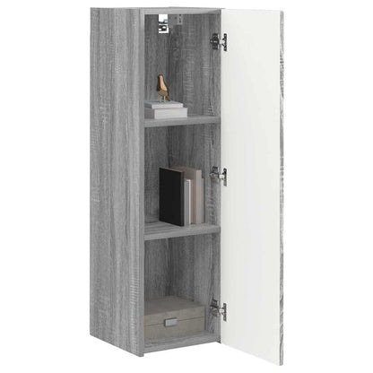 vidaXL TV-Wandschrank 2 pcs Graues Sonoma 30 x 31 x 100 cm