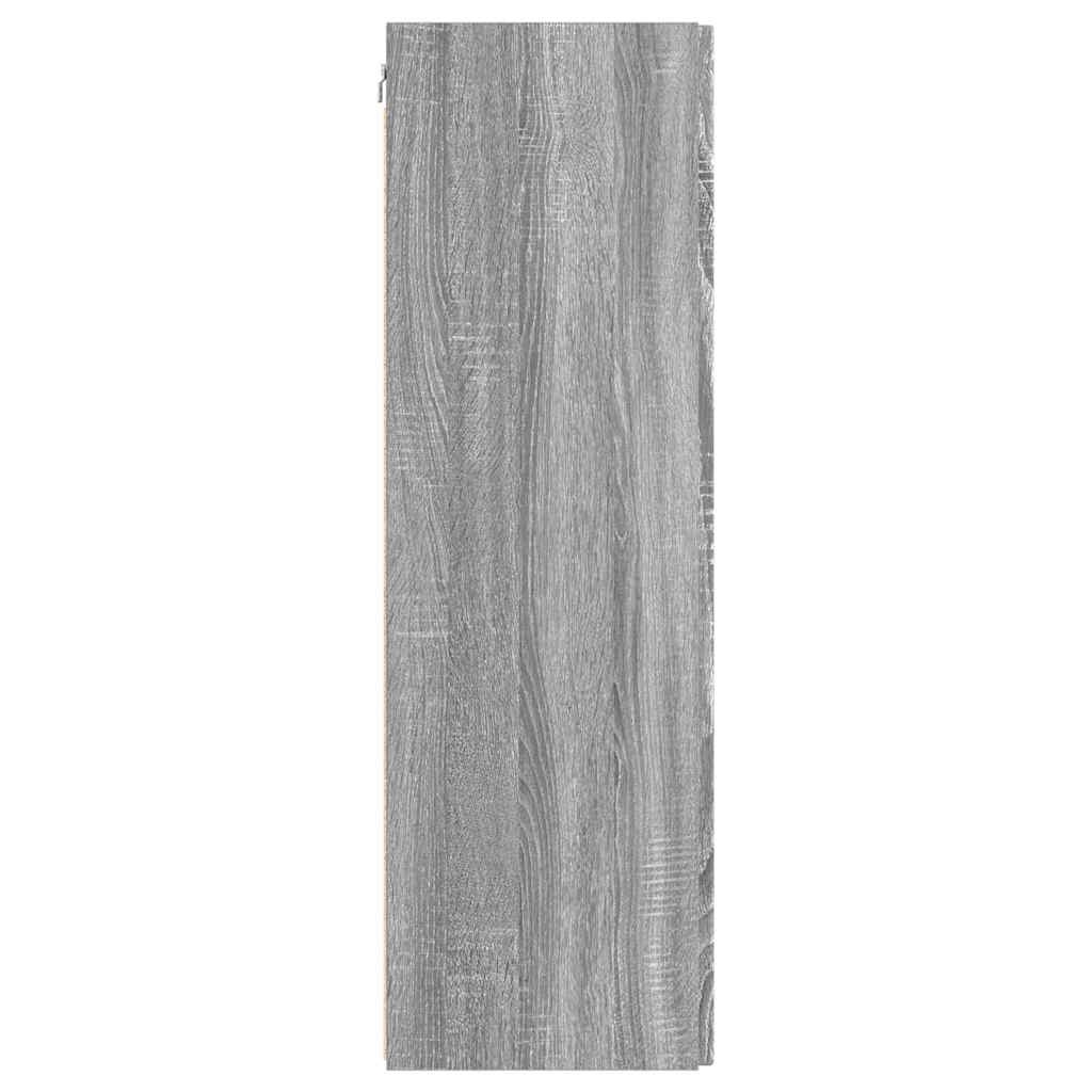 vidaXL TV-Wandschrank 2 pcs Graues Sonoma 30 x 31 x 100 cm