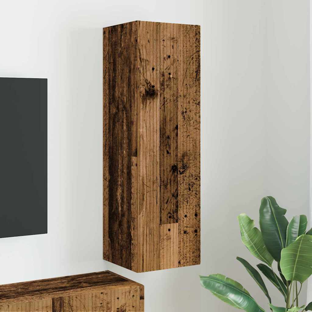 vidaXL TV-Wandschrank Altholz 30 x 31 x 100 cm Holzwerkstoff