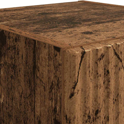 vidaXL TV-Wandschrank 2 pcs Altholz 30 x 31 x 100 cm Holzwerkstoff