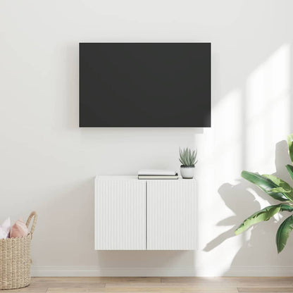 vidaXL TV-Wandschrank Weiß 59,5 x 31 x 40 cm Holzwerkstoff