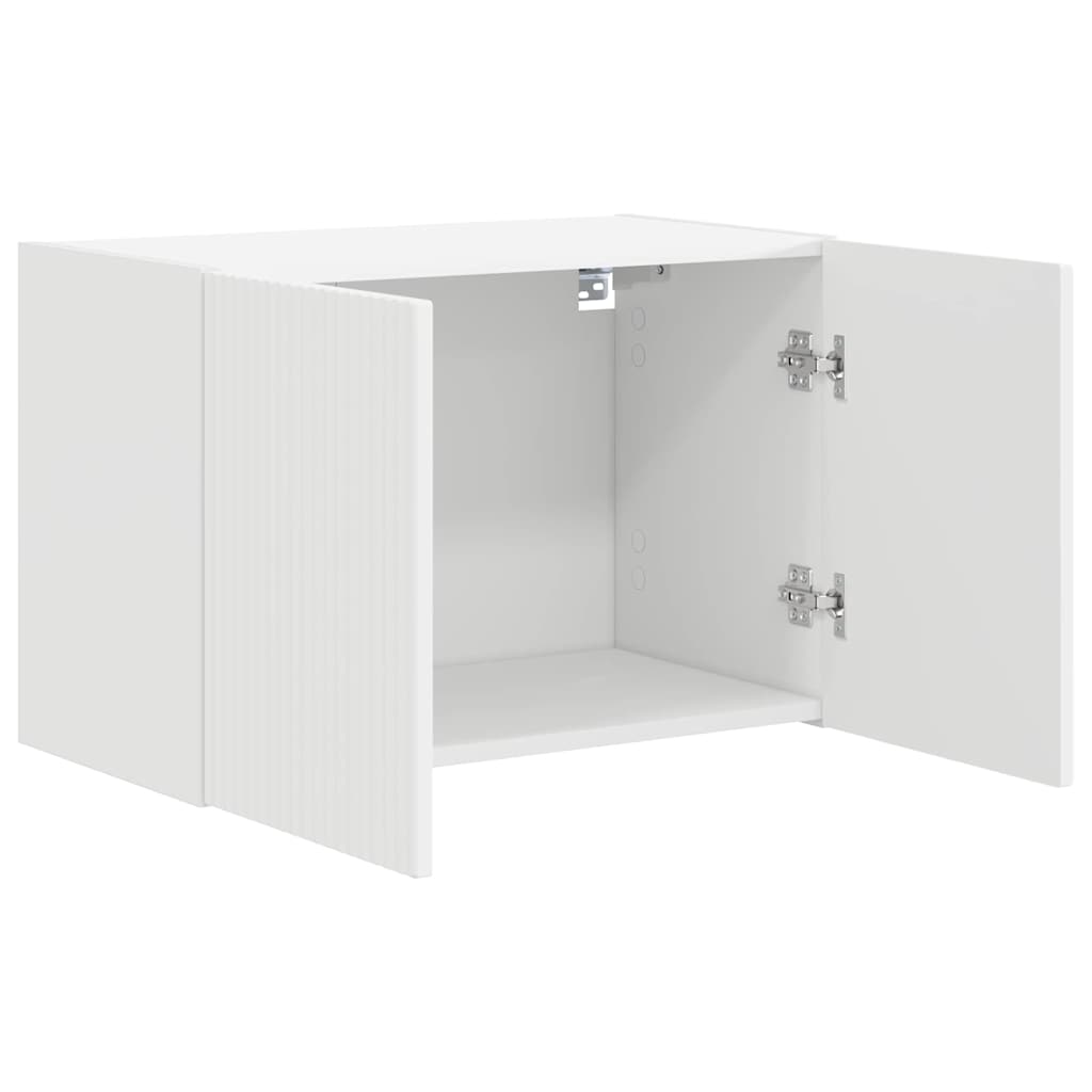 vidaXL TV-Wandschrank Weiß 59,5 x 31 x 40 cm Holzwerkstoff