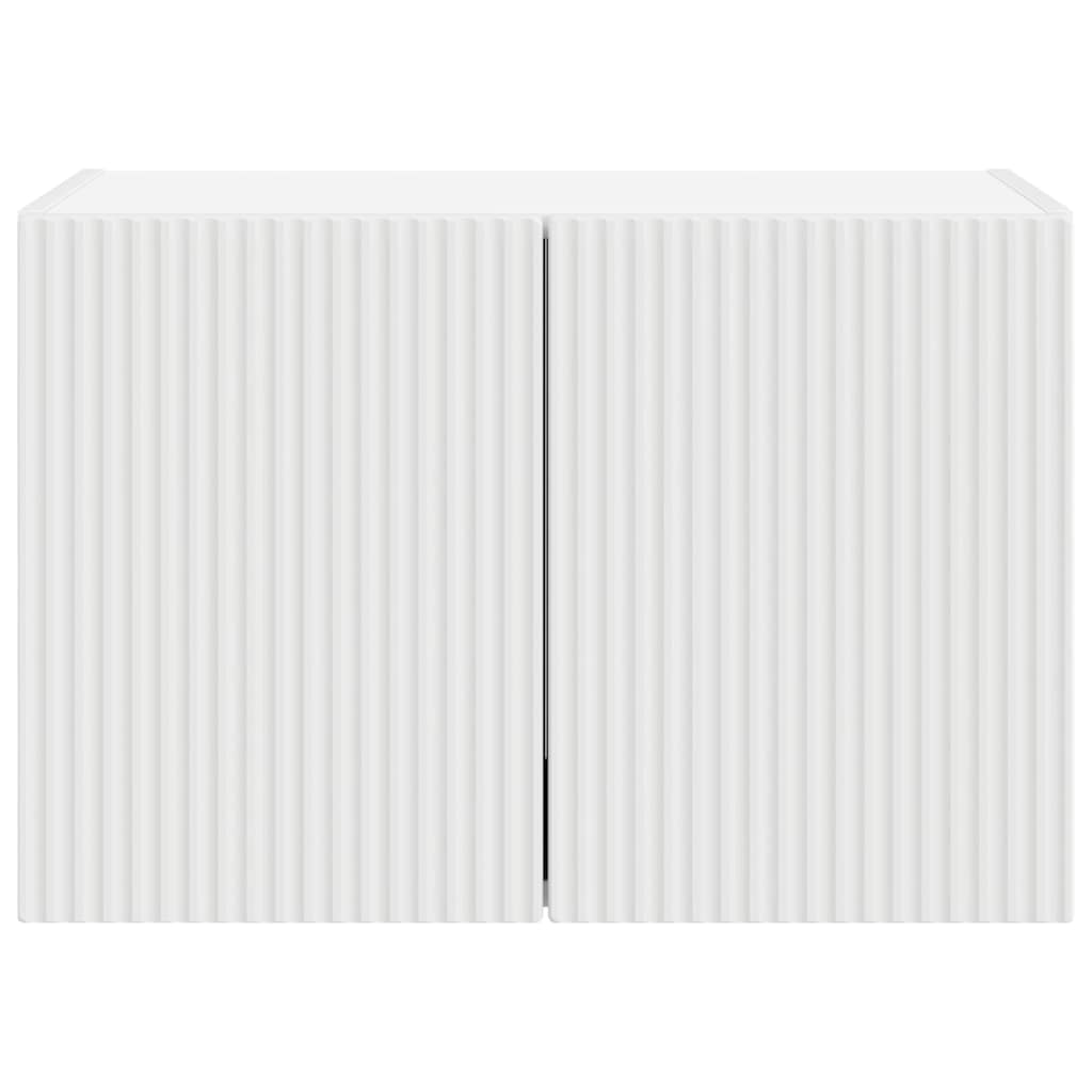 vidaXL TV-Wandschrank Weiß 59,5 x 31 x 40 cm Holzwerkstoff