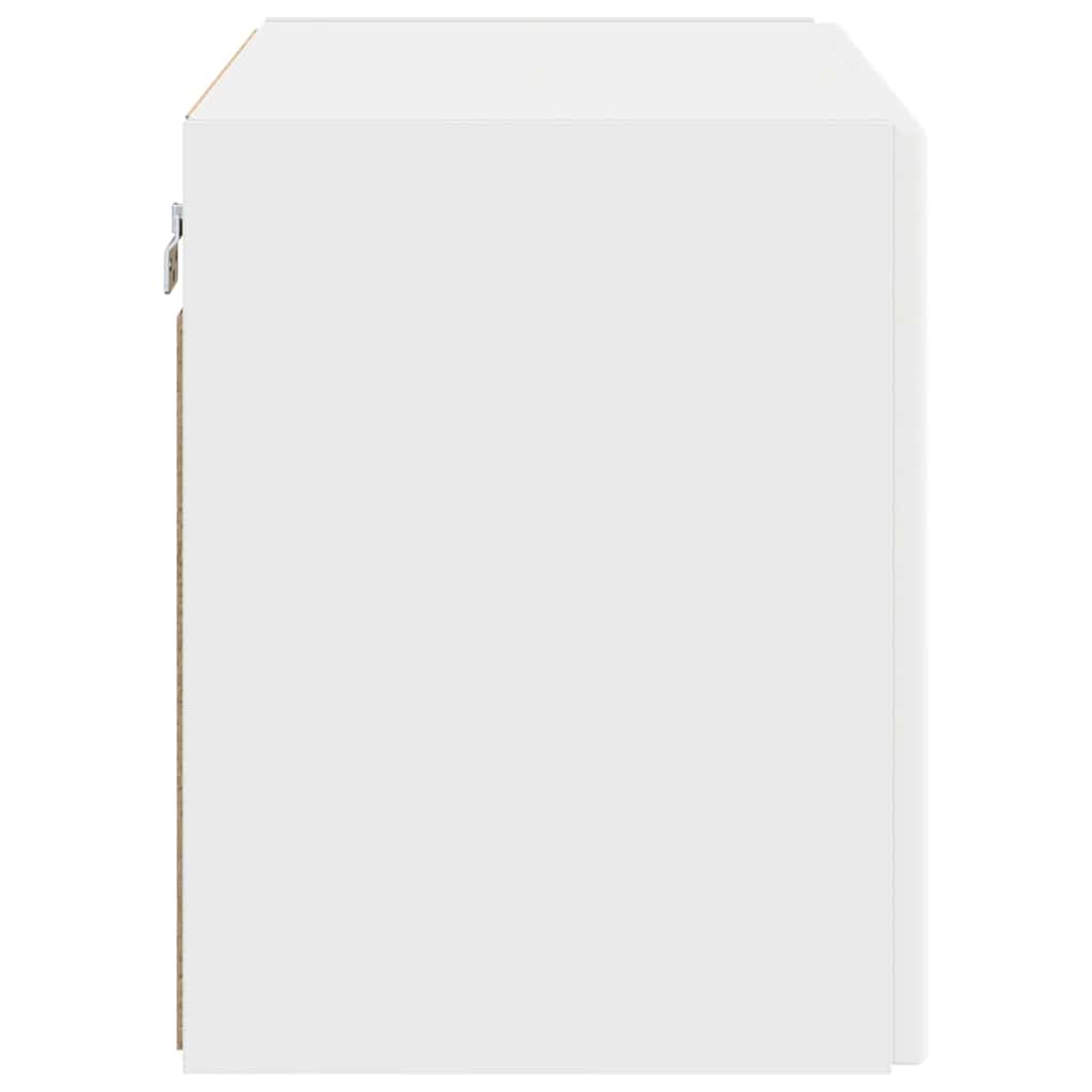 vidaXL TV-Wandschrank Weiß 59,5 x 31 x 40 cm Holzwerkstoff