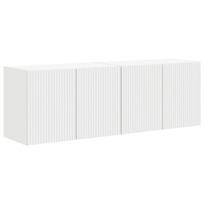 vidaXL TV-Wandschrank 2 pcs Weiß 59,5 x 31 x 40 cm Holzwerkstoff