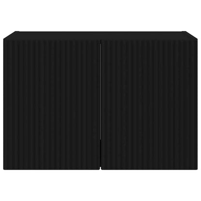 vidaXL TV-Wandschrank Schwarz 59,5 x 31 x 40 cm Holzwerkstoff