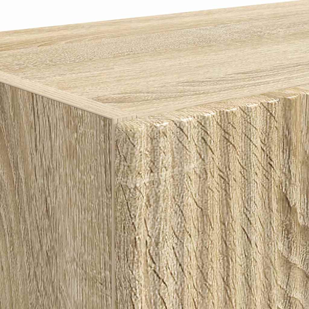 vidaXL TV-Wandschrank Sonoma-Eiche 59,5 x 31 x 40 cm Holzwerkstoff