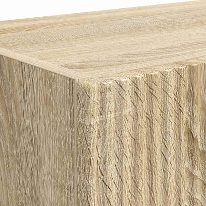 vidaXL TV-Wandschrank 2 pcs Sonoma-Eiche 59,5 x 31 x 40 cm