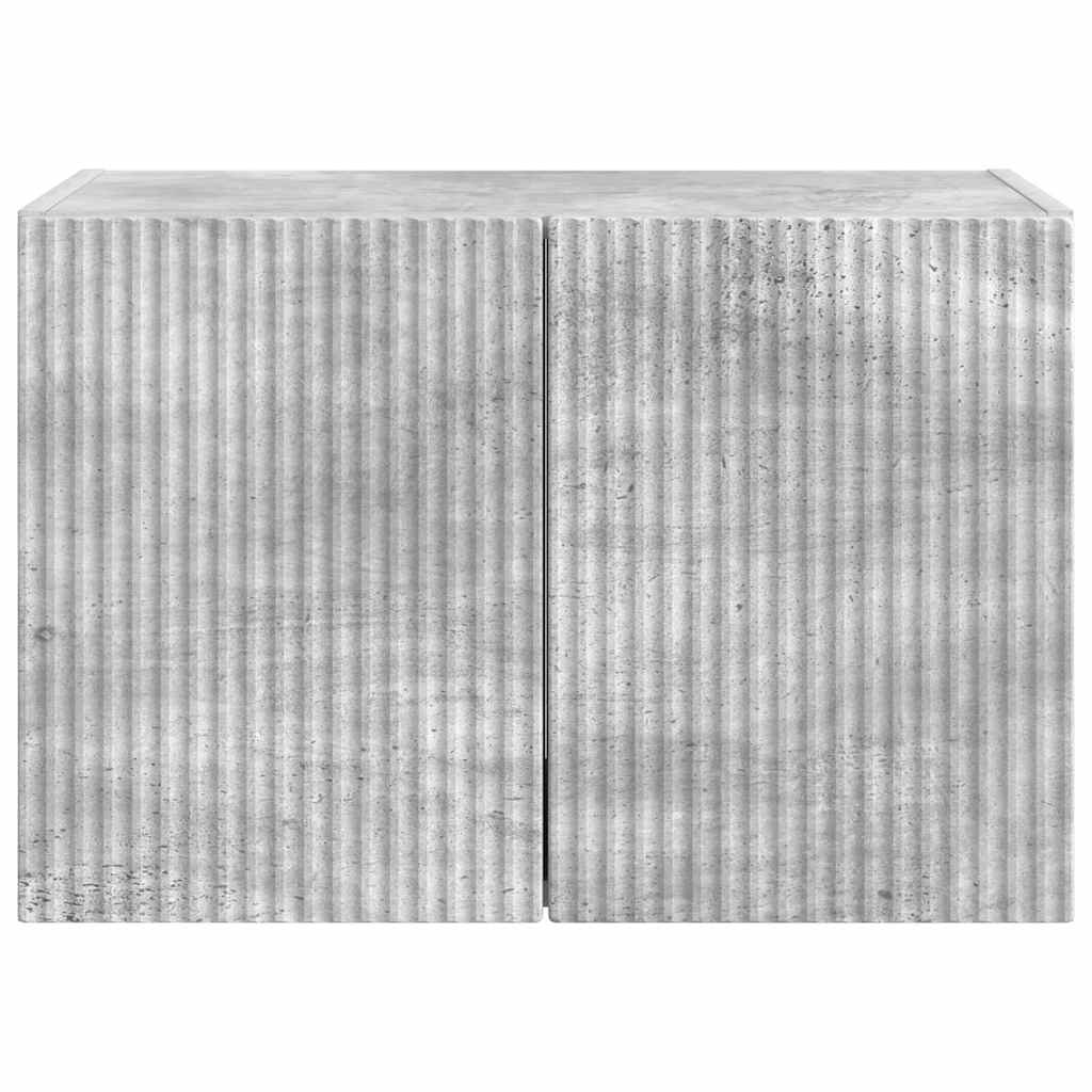 vidaXL TV-Wandschrank Beton Grau 59,5 x 31 x 40 cm Holzwerkstoff