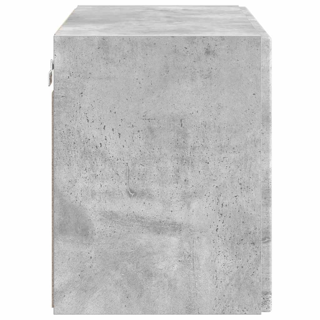 vidaXL TV-Wandschrank Beton Grau 59,5 x 31 x 40 cm Holzwerkstoff