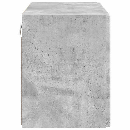 vidaXL TV-Wandschrank Beton Grau 59,5 x 31 x 40 cm Holzwerkstoff