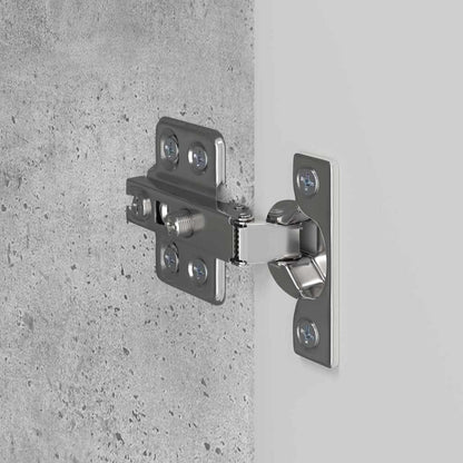 vidaXL TV-Wandschrank 2 pcs Beton Grau 59,5 x 31 x 40 cm Holzwerkstoff