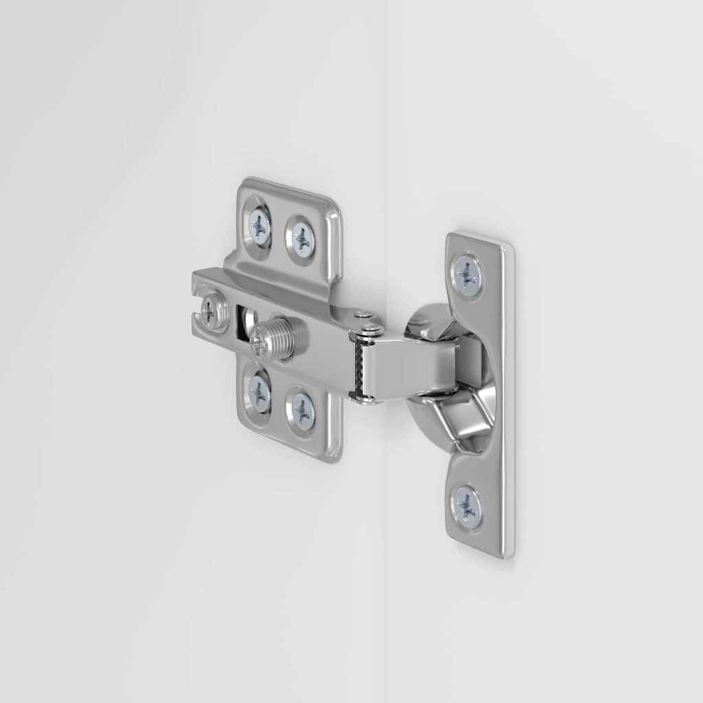 vidaXL TV-Wandschrank 2 pcs Hochglanz Weiß 59,5 x 31 x 40 cm