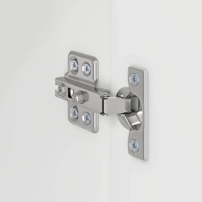 vidaXL TV-Wandschrank 2 pcs Hochglanz Weiß 59,5 x 31 x 40 cm