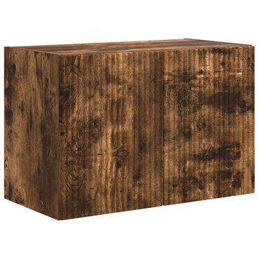 vidaXL TV-Wandschrank Wandmontiert Geräucherte Eiche 59,5 x 31 x 40 cm